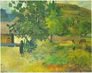 Paul Gauguin Te fare oil on canvas